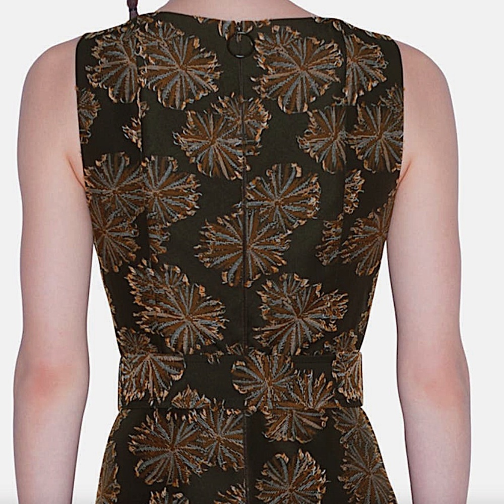 Desert Flower Jacquard Midi Dress Akris punto - Picture 14 of 16